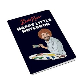 The Unemployed Philosophers Guild Bob Ross Happy Little Notebook - Passport Sized Mini Journal