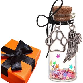 CATABUBU All You Need is Faith Trust and A Little Bit of Pixie Dust, Fairy Decorative Bottle Gift for Her Granddaughter Daughter Sister Niece Bff, Funny Fairy Gift for Teen Girls, Glass, No Gemstone