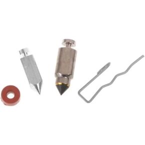 1Set Carburetor Float Valve Needle Seat Kit Carburetor Repair Kit Carburetor Needle Seat for 394681 299096 Silver