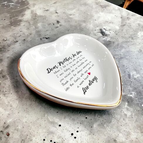 Inspirational Ring Dish Gifts for Women-Be The Things You Loved The Most Ceramic Jewelry Dish Tray-Mothers Day,Encouragement,Retirement,Birthday,Thanksgiving Gifts for Mother,Sister,Daughter,Niece in Saudi Arabia