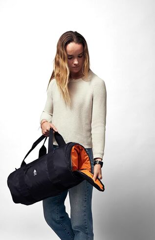 NIXON Day Trippin' 23L Duffel Bag - Black - Made with Other Peoples Plastic in Saudi Arabia