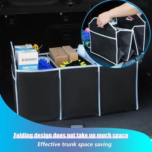 vvag منظم صندوق السيارة لسيارات الدفع الرباعي، منظم صندوق السيارة القابل للطي بحجم كبير، منظم صندوق السيارة المحمول للسيارة، ملحقات السيارة للرجال والنساء هدية عيد الميلاد in Kuwait