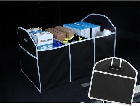 vvag منظم صندوق السيارة لسيارات الدفع الرباعي، منظم صندوق السيارة القابل للطي بحجم كبير، منظم صندوق السيارة المحمول للسيارة، ملحقات السيارة للرجال والنساء هدية عيد الميلاد in Kuwait