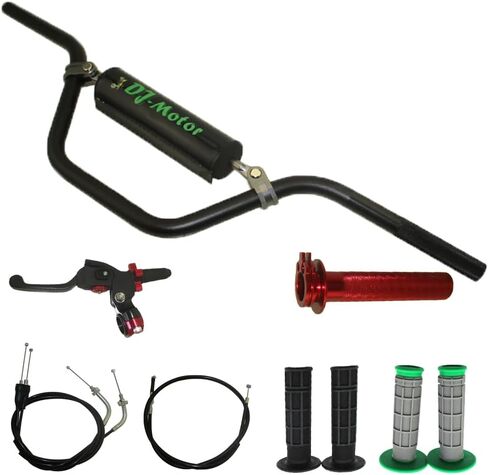 22 مللي متر تويست خنق السيطرة لينة المطاط مقبض قبضة لهوندا CRF110 EFI 2019-2024 الترابية دراجة الطرق غير الممهدة in Kuwait