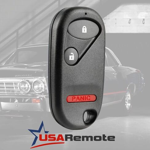 مفتاح السيارة فوب دخول بدون مفتاح عن بعد يناسب Honda Civic EX LX DX 2001 2002 2003 2004 2005 / Honda Pilot 2003 2004 2005 2006 2007 (NHVWB1U521، NHVWB1U523) مع التعليمات in Saudi Arabia