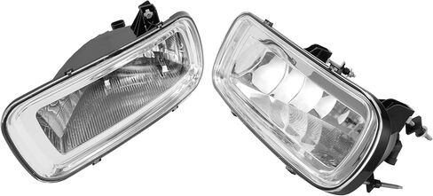 HECASA Fog Lights Compatible with 2004-2006 Ford F-150 F150 Replacement for 5L3Z15200A 5L3Z15201A FO2593209 FO2592209 Fog Lamp Clear Lens Driver & Passenger Side in Kuwait