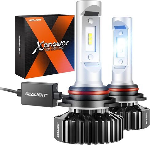 SEALIGHT H8/H9 Bulbs or H11 Fog Light, Super Bright H11 Fog Bulbs with Fan, H11 Powersport Bulbs 6000K White Plug and Play, Pack of 2 in Saudi Arabia