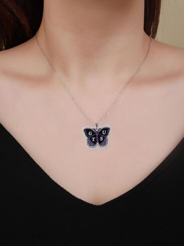 Jewelry Sets Album Singer Fans Gifts with Bracelet, Necklace, Earrings, Concert Purple 2024 in Saudi Arabia