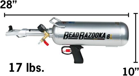 Gaither Handheld Bead Bazooka - Professional Automotive Tools, Bead Seater Blaster Tool with Rapid Air Release, Tire Inflator for Passenger and Commercial Vehicles, 6 Liter in Saudi Arabia