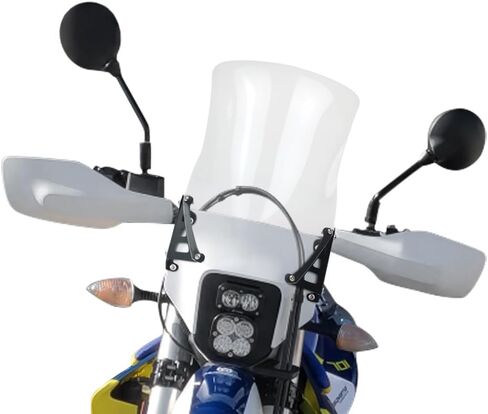 Motorcycle Windscreen Windshield Adjustable Risers Brackets Fit for Husqvarna 701 Enduro/Supermoto 2016-2024, FE250/FE350/FE450/FE501/TE150/TE250/TE250i/TE300/TE300i 2017-2019 (White) in Saudi Arabia
