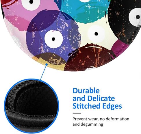 Vinyl Records Mouse Pad, Mouse Pads for Desk, Stitched Edge Mousepad with Non-Slip Rubber Base, Gaming Mouse Mat for Computer Laptop Home Office in Saudi Arabia