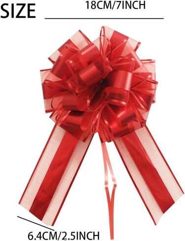 3 قطع من أقواس السحب الكبيرة، 7 بوصات لتغليف الهدايا، لأقواس الهدايا الكبيرة، عيد الميلاد، الذكرى السنوية، عيد الحب، سلال الهدايا، تزيين الحفلات (ذهبي) in Kuwait