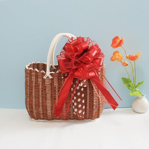 3 قطع من أقواس السحب الكبيرة، 7 بوصات لتغليف الهدايا، لأقواس الهدايا الكبيرة، عيد الميلاد، الذكرى السنوية، عيد الحب، سلال الهدايا، تزيين الحفلات (ذهبي) in Kuwait