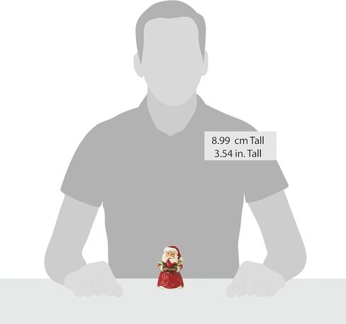 Enesco Jim Shore Heartwood Creek Santa Holding a Cardinal Miniature Figurine- Stone Resin Hand Painted Crafted Collectible Mini Figurines Christmas Home Decor Statue, 3.54 Inch in Saudi Arabia