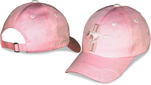 Ford Ladies Mustang Baseball Hat with Adjustable Closure Pink in Saudi Arabia