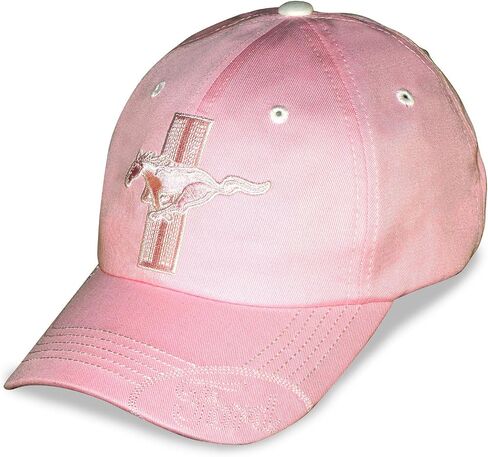 Ford Ladies Mustang Baseball Hat with Adjustable Closure Pink in Saudi Arabia