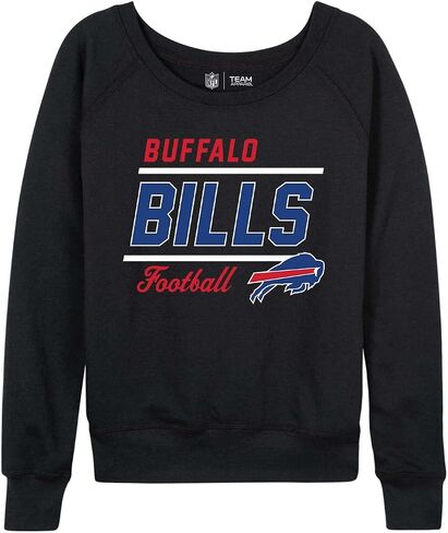 Team Fan Apparel NFL للسيدات برقبة دائرية خفيفة الوزن، ملابس Gameday، سترة راجلان ذات رقبة مستديرة للنساء in Kuwait