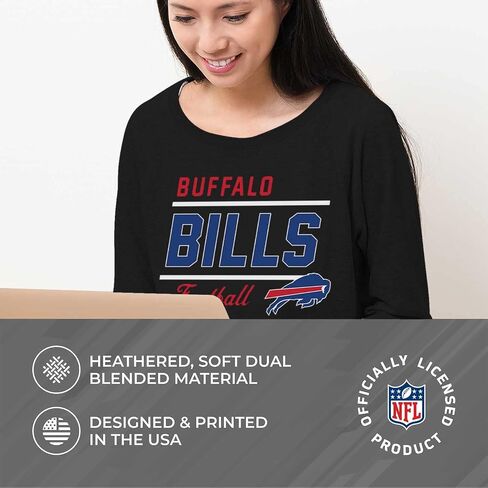 Team Fan Apparel NFL للسيدات برقبة دائرية خفيفة الوزن، ملابس Gameday، سترة راجلان ذات رقبة مستديرة للنساء in Kuwait