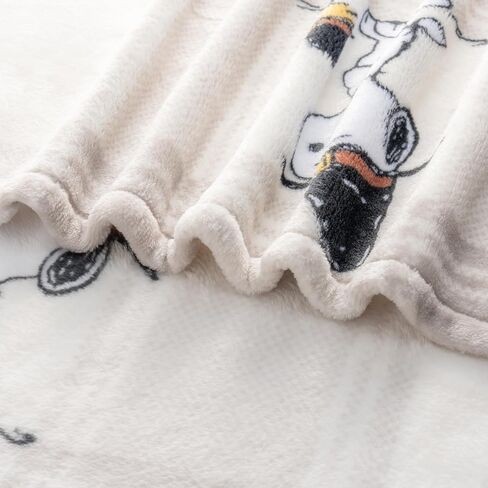 Berkshire Blanket Peanuts® VelvetLoft® Cute Character Snoopy Plush Throw Blanket,The Flying Ace,Throw 55 in x 70 in (Official Peanuts® Product) in Kuwait