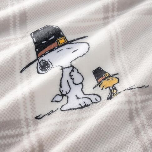 Berkshire Blanket Peanuts® VelvetLoft® Cute Character Snoopy Plush Throw Blanket,The Flying Ace,Throw 55 in x 70 in (Official Peanuts® Product) in Kuwait