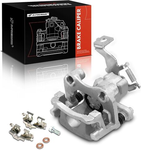 A-Premium Disc Brake Caliper Assembly with Bracket Compatible with Toyota Corolla iM 2017-2018 & Lexus CT200h 2011-2017 & Scion iM 2016 - Rear Right Passenger Side in Saudi Arabia