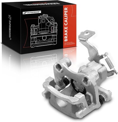 A-Premium Disc Brake Caliper Assembly with Bracket Compatible with Toyota Corolla iM 2017-2018 & Lexus CT200h 2011-2017 & Scion iM 2016 - Rear Right Passenger Side in Saudi Arabia