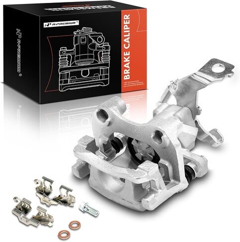 A-Premium Disc Brake Caliper Assembly with Bracket Compatible with Toyota Corolla iM 2017-2018 & Lexus CT200h 2011-2017 & Scion iM 2016 - Rear Left Driver Side in Saudi Arabia