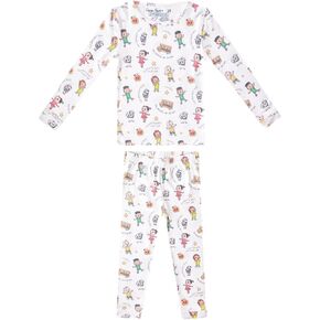 Copper Pearl, 2 Piece Long Sleeve Pajamas, CoComelon