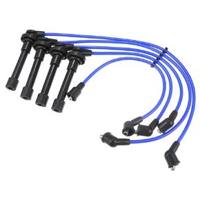 ACROPIX Car Spark Plug Coil Wires Ignition Coil Harness Cable 6.7mm Fit for Nissan Sentra 1991-1994 1.6L No.2245065Y25 - Pack of 5