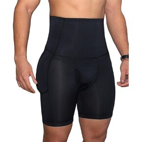 Faringoto Men Padded Underwear Mesh Short Buttoceks Lifter Enlarge Butt Push Up Pad Underpants