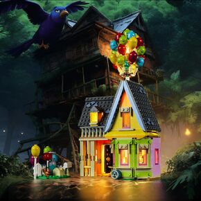 LIGHTAILING Led Lighting Kit for Lego- 43217 Up-House Building Blocks Model - LED Light Set Compatible with Lego Model(Not Include Lego Model)