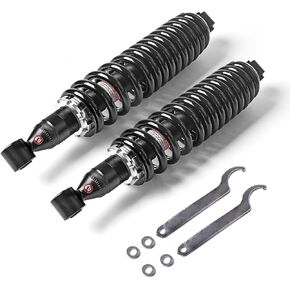 Rear Left Right Performancer Monotube Shocks Absorbers Compatible with 2006 2007 2008 2009 Yamaha Rhino 450 4x4 YXR450 BR 5UG-F2210-10-00 5UG-F2210-11-00 2 pcs