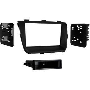 Metra 99-7355B Single and Double DIN Car Stereo Installation Dash Kit for 2014 and Up Kia Sorento (Black)