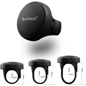 Steering Wheel Knobs for Cars and Boats, Silicone Wheel Ball Knob, 360 Degree Rotating Suicide Knob for Trucks(Grey)