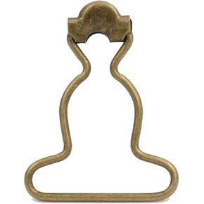 Amanaote 1.25" Inside Bottom Size Bronze Dungaree Fastener Overall Clip Suspender Buckle Pack of 12