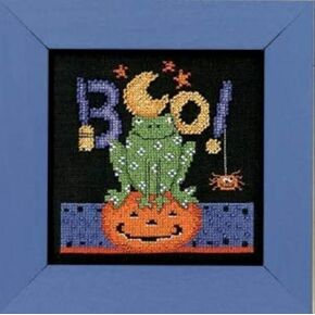 Mill Hill Halloween Counted Cross Stitch Kit - Boo Frog DM30-3104