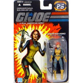 G.I. Joe 25th Anniversary: Scarlett (Counter Intelligence) 3-3/4 Inch Action Figure