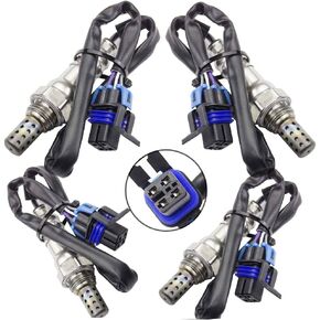 4x Oxygen O2 Sensor for 2014-2018 Chevrolet Impala 3.6L; 2013-2018 Cadillac XTS 3.6L Upstream + Downstream