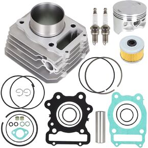 labwork Cylinder Top End Kit Gasket Kit Replacement for Honda Fourtrax 300 1988-2000 Replacement for 12000-HC4-000 12100-HC4-000