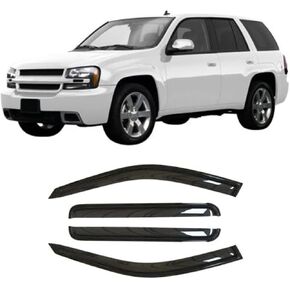 Original 4pcs Window Shade, Outside Mount Tape-On Rain Guards Set, Window Visors Compatible with 2006-2013 Chevy Impala All Models 2014-2016 Chevrolet Impala Limited Model Only 94843