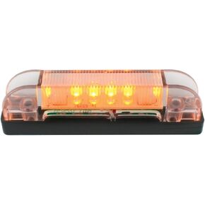 GG Grand General 76222 4 Inches Thin Line Red/Red 6 LED Wide Angle Marker Light
