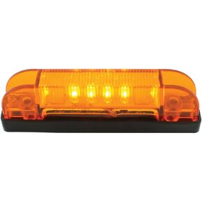 GG Grand General 76222 4 بوصة خط رفيع أحمر/أحمر 6 مصابيح LED بزاوية واسعة