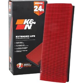 K&N Engine Air Filter: Extended Life 24,000 Mile Replacement Air Filter: Compatible 1998-2015 Mercedes Benz (G550, R500, S400 Hybrid, C300, G500, GL450, GL500, GL550, and more select models), KNX-2181