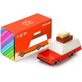 CANDYCAR® Wooden Diecast Collection - Luggage Wagon, Premium Handcrafted Beech Wood Toy Car