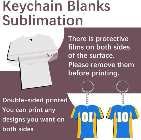 135 قطعة سلسلة المفاتيح التسامي الفراغات مزدوجة الوجهين MDF مفتاح chians نقل الحرارة التسامي سلاسل المفاتيح الفراغات علامات الأمتعة السائبة الفراغات in Kuwait