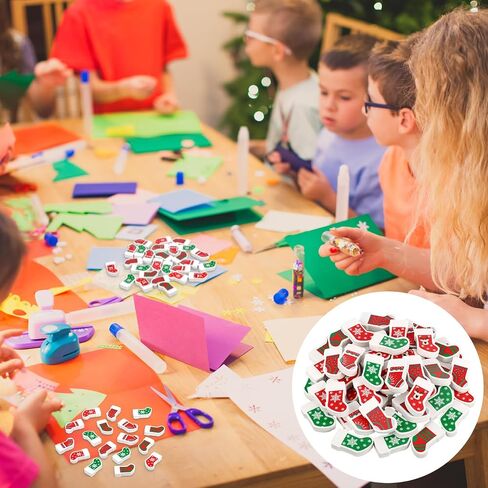 Qilery 60 Pcs Mini Christmas Stocking Eraser Christmas Gifts for Kids Xmas Stocking Pencil Top Erasers Mini Colorful Christmas Stocking Style Eraser for Classroom School Christmas Party Decorations in Saudi Arabia