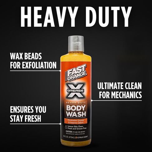 منظف ​​الغسيل بيرماتكس 22340-6PK Fast Orange Grease X Mechanic، 40 فلوريدا. أوقية. (عبوة من 6) in Kuwait