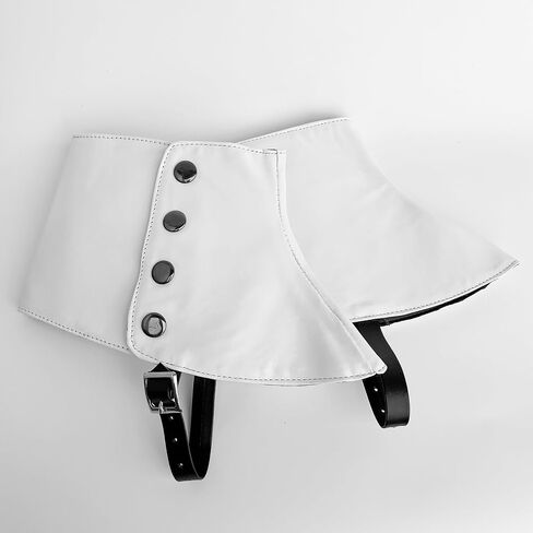 Men's Gangster Spats 20s Leather Boot Covers for Men Snap Spats Vintage Style Dapper Men Gaiters Spats Costume Accessories in Saudi Arabia