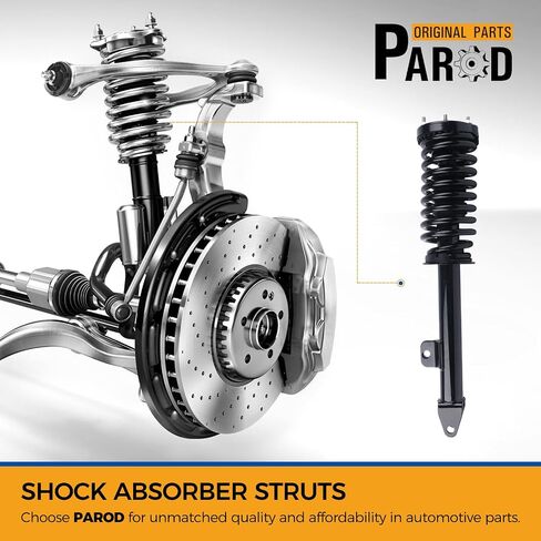 171372 Pair Rear Shock Absorber Struts fit for 2004-2008 Acura TL, 2003-2007 Honda Accord Excluding Hybrid Models Left & Right Side in Saudi Arabia