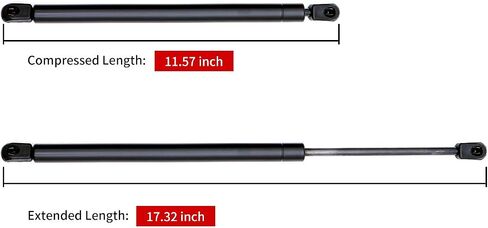 HICKS 4339 F81Z16C826AB Front Hood Lift Support Struts Shocks Compatible with 1999-2007 Ford F-250 F-350 F-450 F-550 Super Duty, Set of 2 in Saudi Arabia